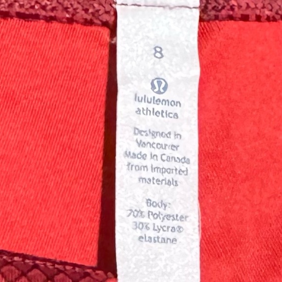 Lululemon Athletica Red Leggings - Picture 6 of 7